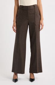 Elie Tahari The Natalie High Waist Wide Leg Pants