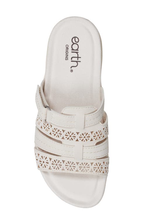 Earth Women's Sinci Fisherman Flat Slip-on Sandals In Ivory
