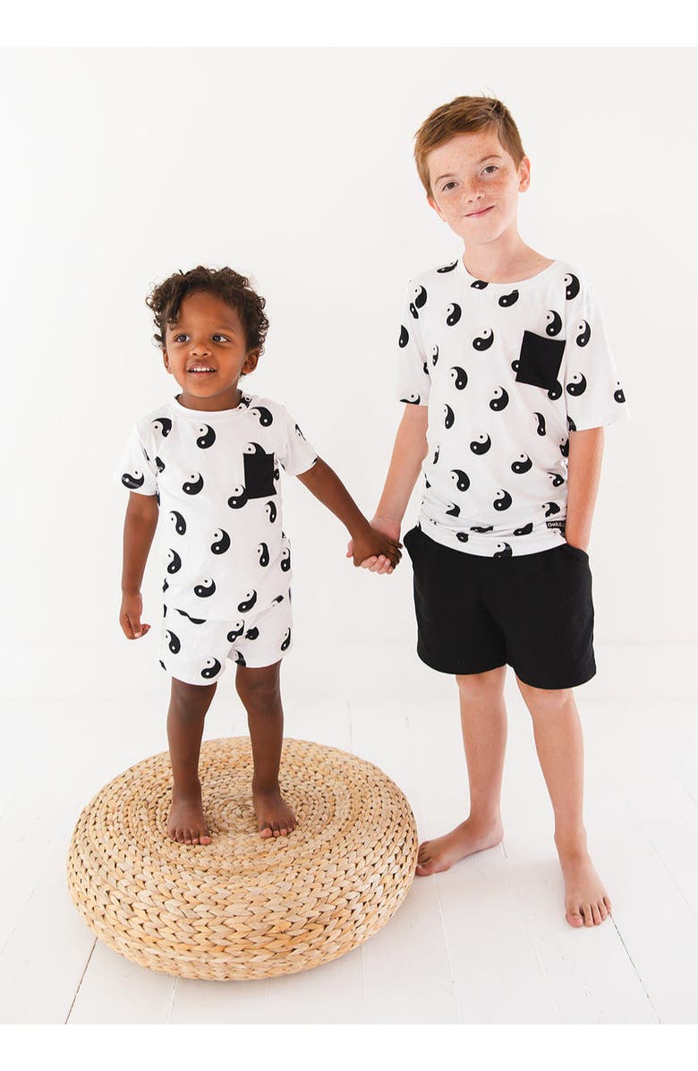 Charlie Lou Baby<sup>®</sup> Yin & Yang T-Shirt and Shorts Set, Alternate, color, White