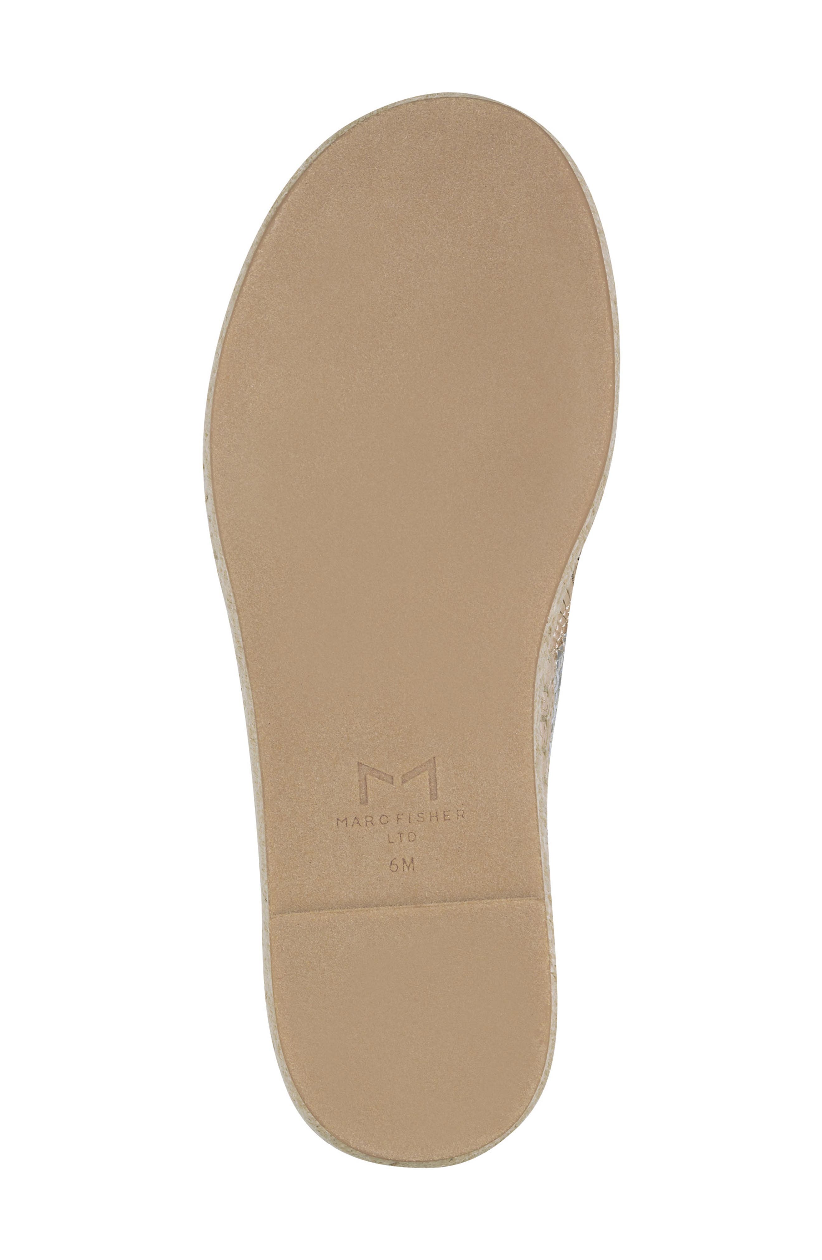 Tessi Slide Sandal, Alternate, color, SILVER/ LIGHT LATTE FABRIC
