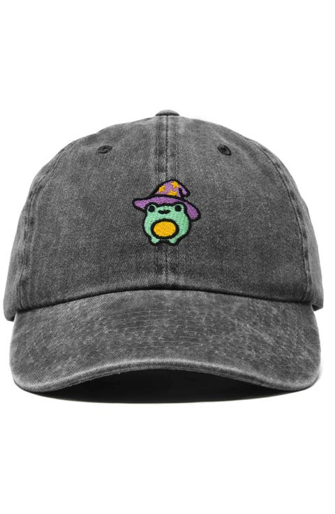 Sorcerer Frog Embroidered Dad Hat