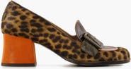 Chie Mihara TEISIN49 Leopard print patent leather heeled Loafers
