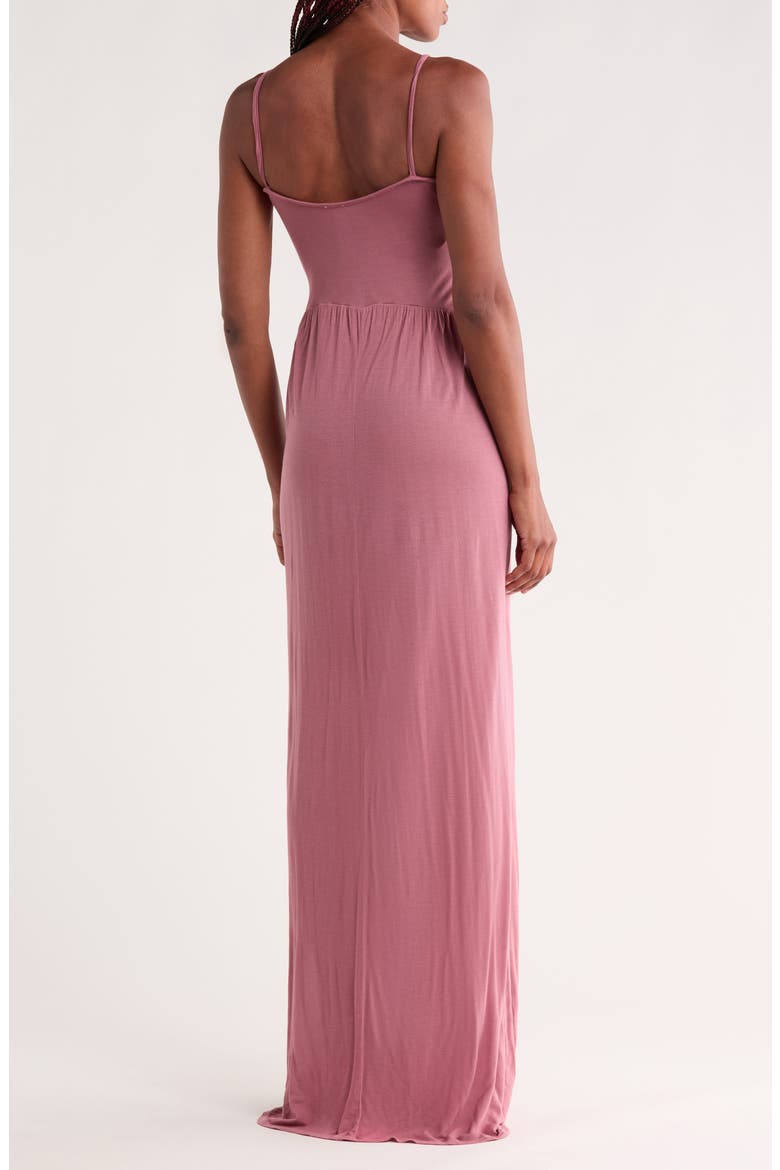 Sleeveless Maxi Dress, Alternate, color, DARK MAUVE