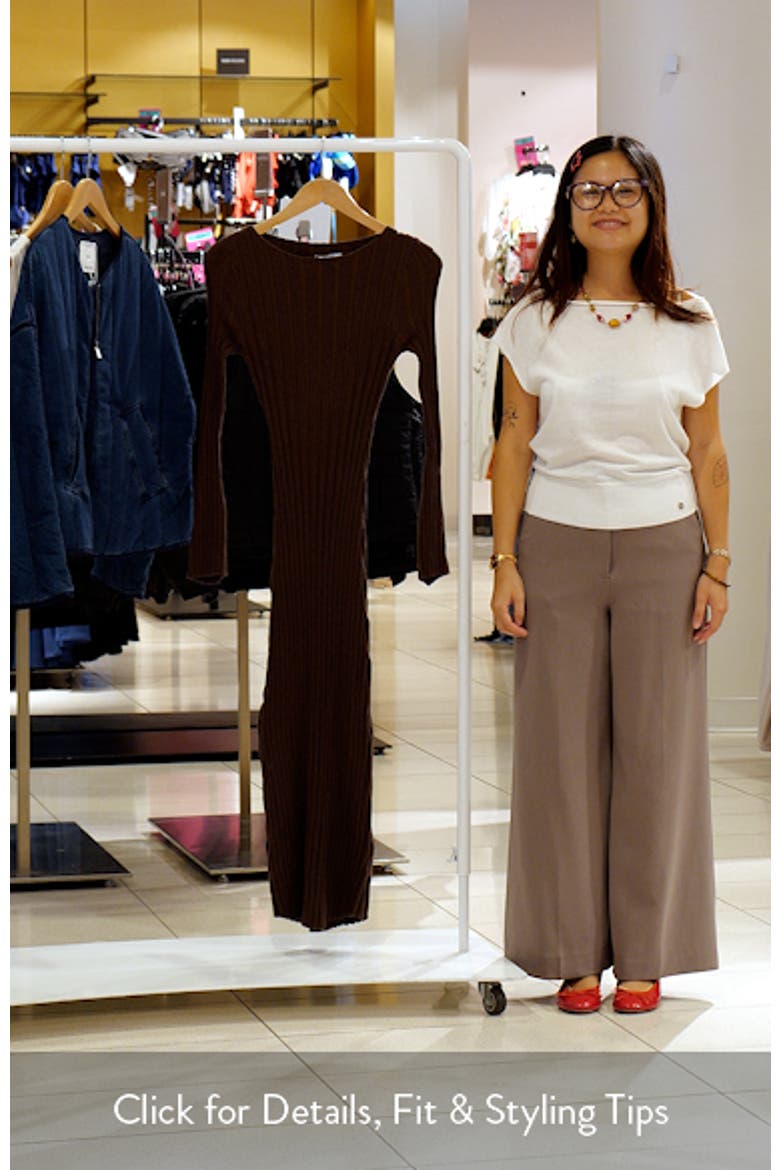 Jolene Long Sleeve Rib Maxi Dress video