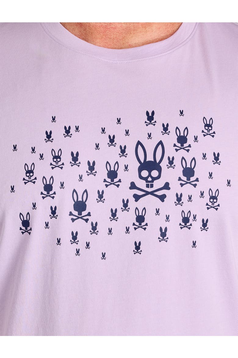 Big & Tall Nev Allover Graphic Tee, Alternate, color, LAVENDULA
