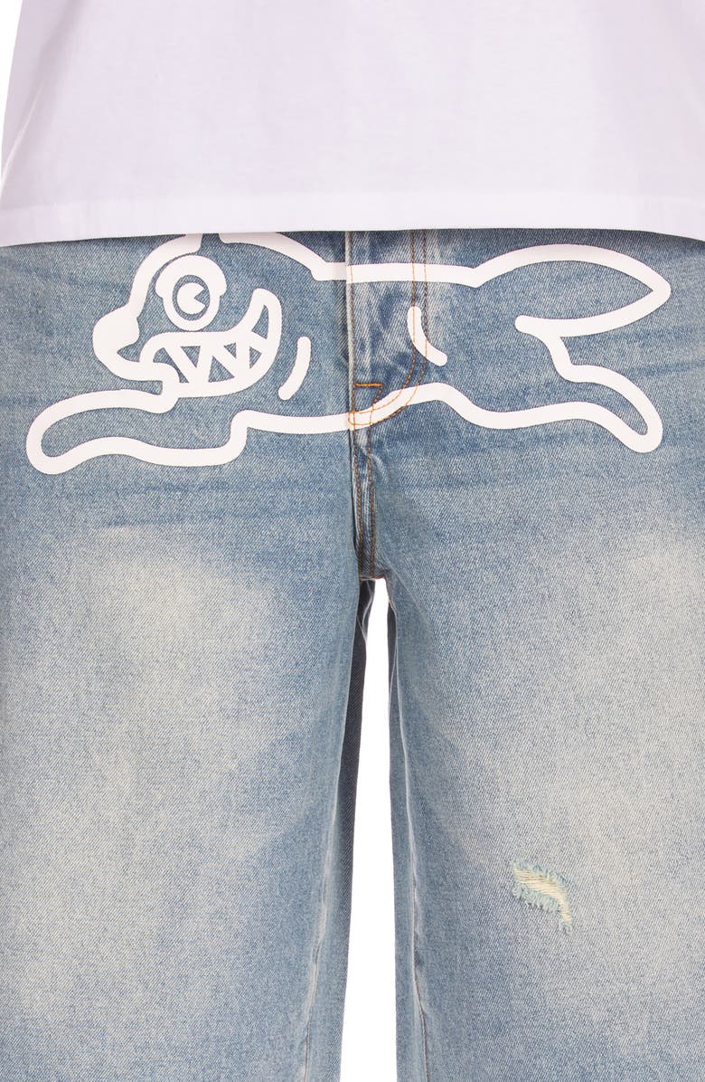 ICECREAM Balboa Denim Shorts, Alternate, color, Blue Dream