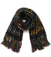 Kurt Geiger London Metallic Eyelash Rainbow Scarf