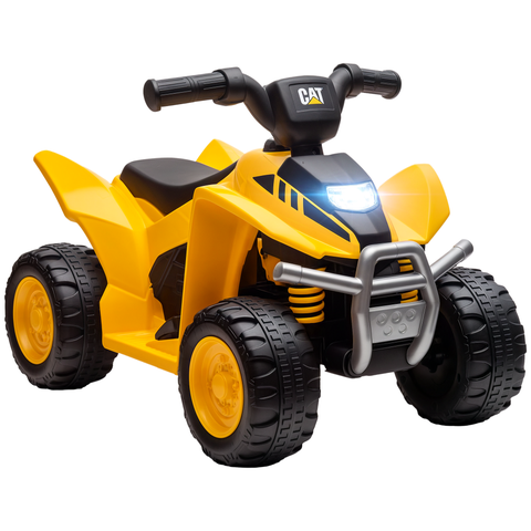 CAT 6V Kids ATV with Horn, LED Headlights, Single Button Start
