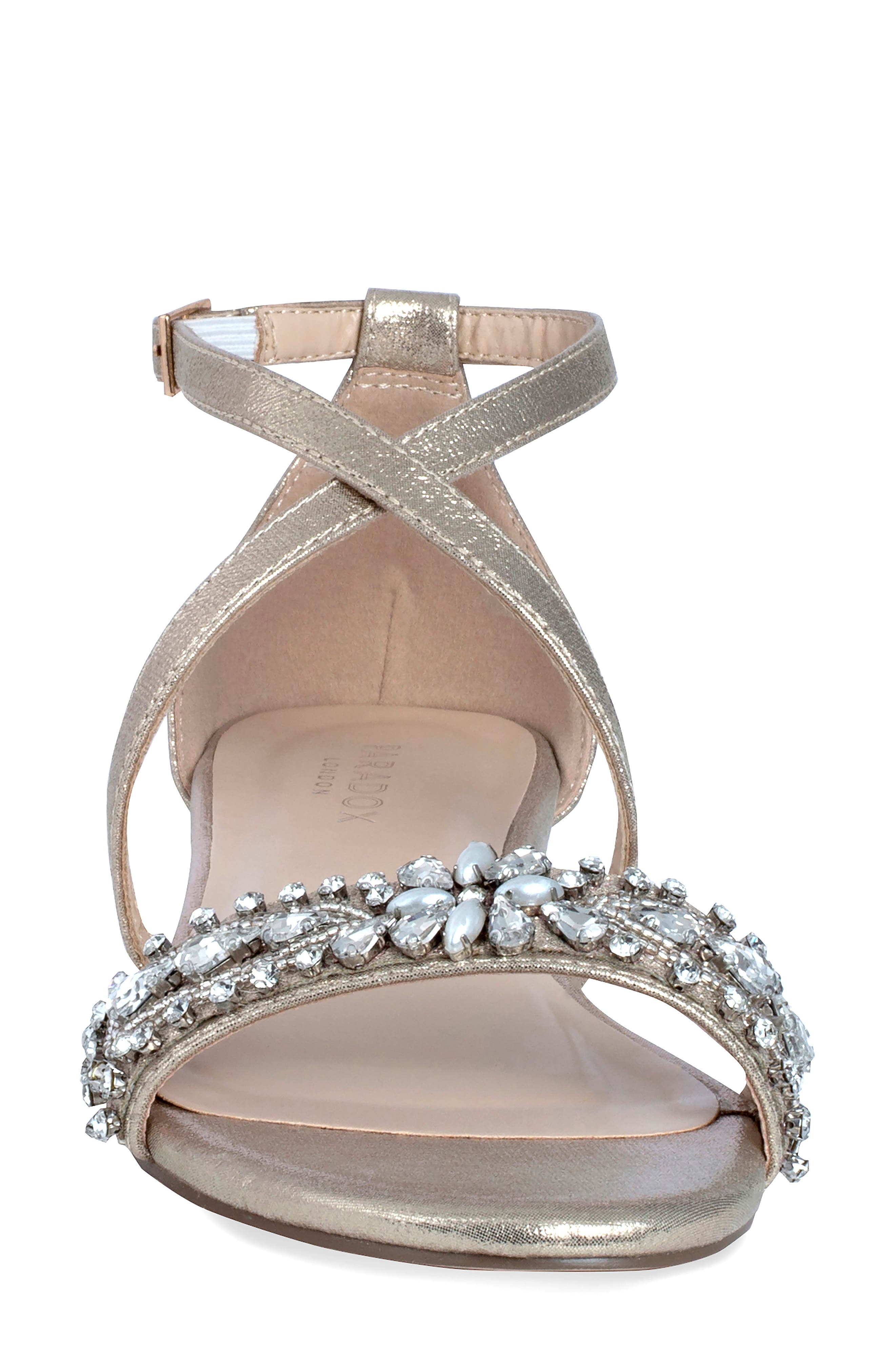 Elyse Sandal, Alternate, color, CHAMPAGNE