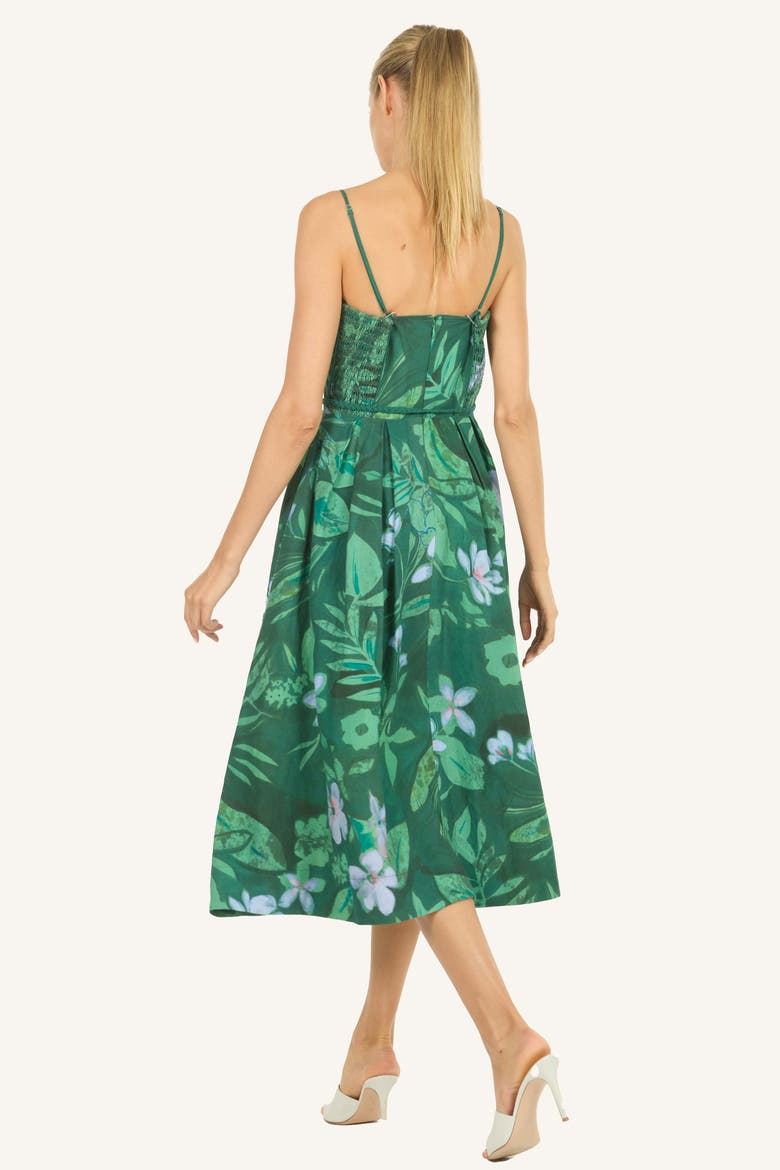 Wisteria Dress, Alternate, color, Tropical Forest