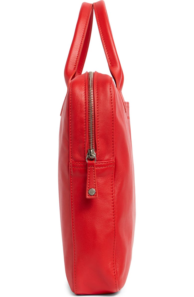 Longchamp Parisis Top Handle Briefcase, Alternate, color, Vermillion