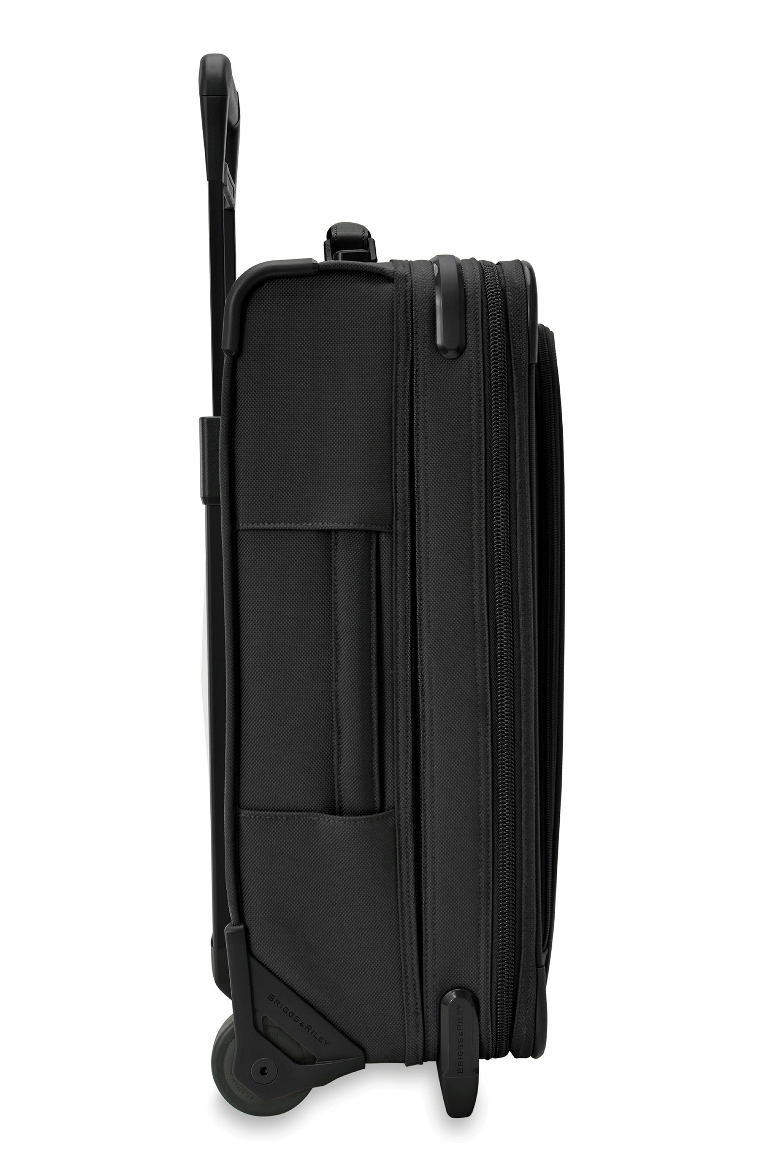 Briggs & Riley Baseline Essential 22-Inch Expandable 2-Wheel Carry-On Bag, Alternate, color, Black
