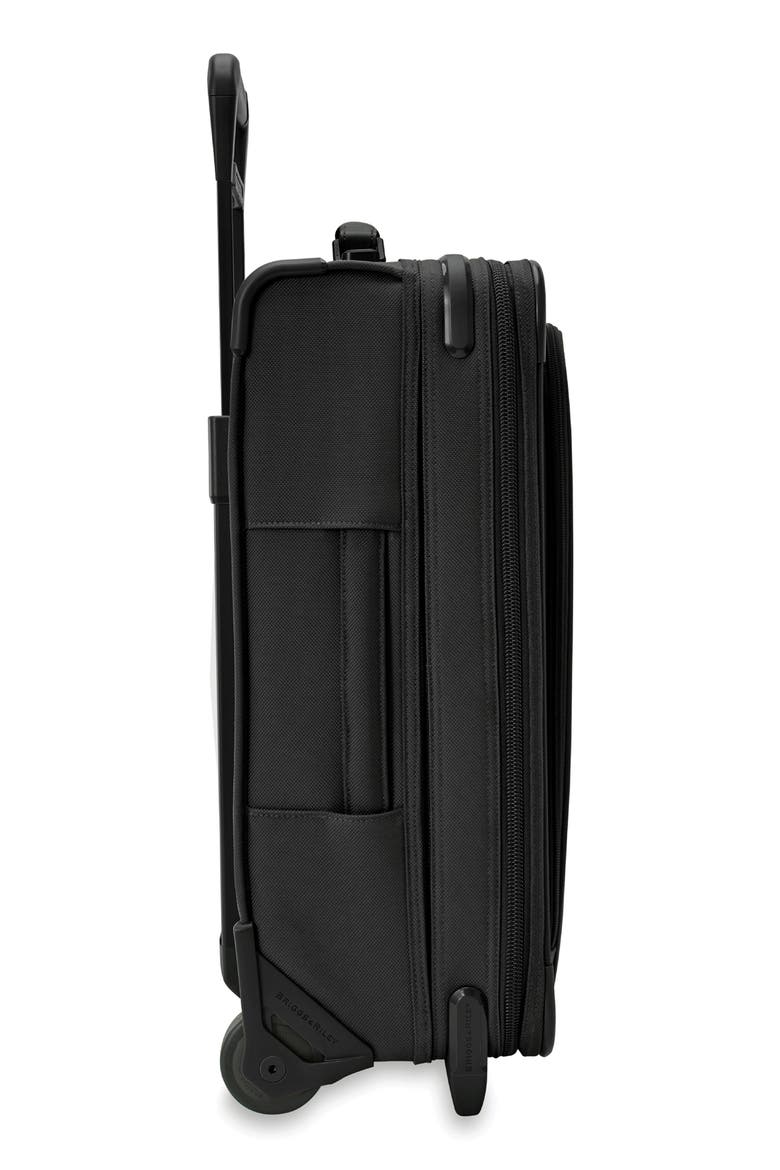 Baseline Essential 22-Inch Expandable 2-Wheel Carry-On Bag, Alternate, color, BLACK