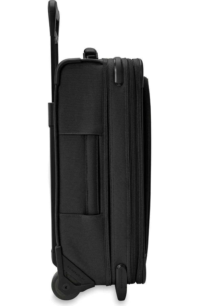 Briggs & Riley Baseline Essential 22-Inch Expandable 2-Wheel Carry-On Bag, Alternate, color, Black