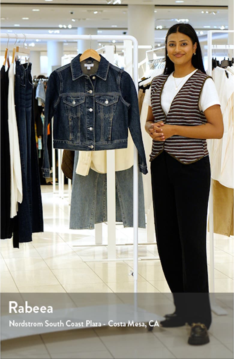 Tilda Crop Denim Jacket, sales video thumbnail