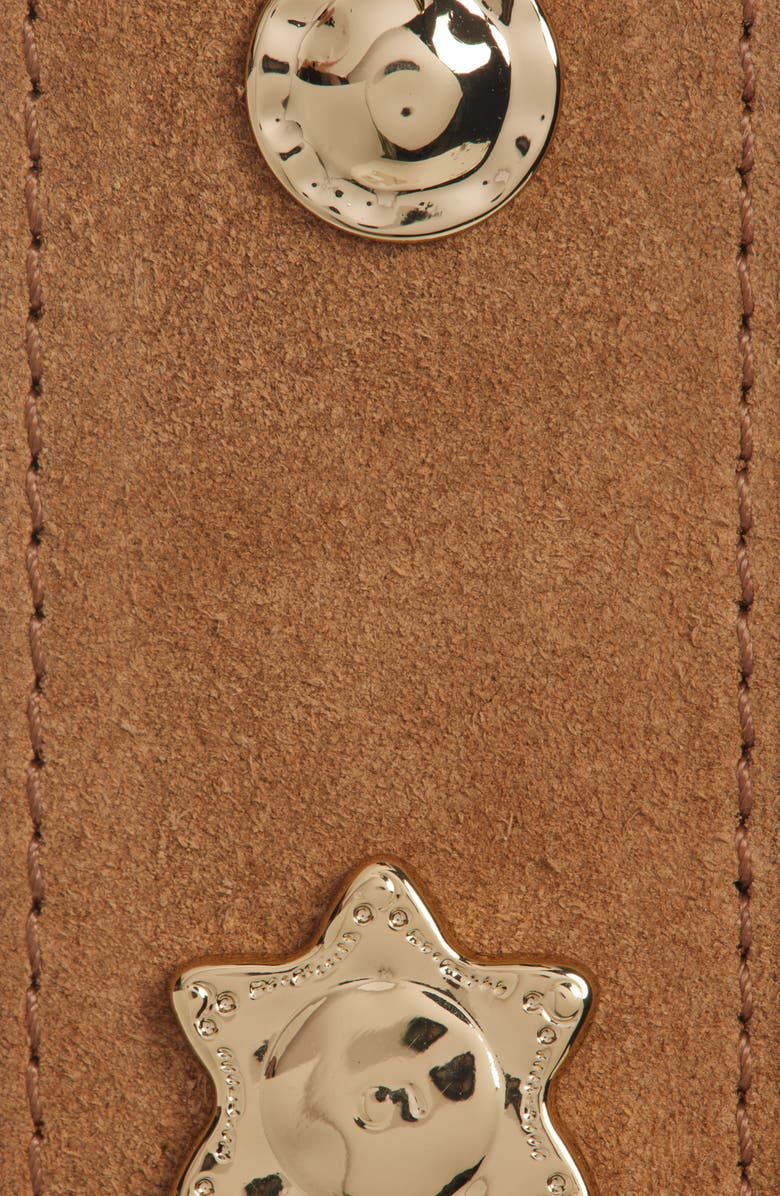 Madewell Sun Medallion Wide Belt, Alternate, color, Aged Cognac