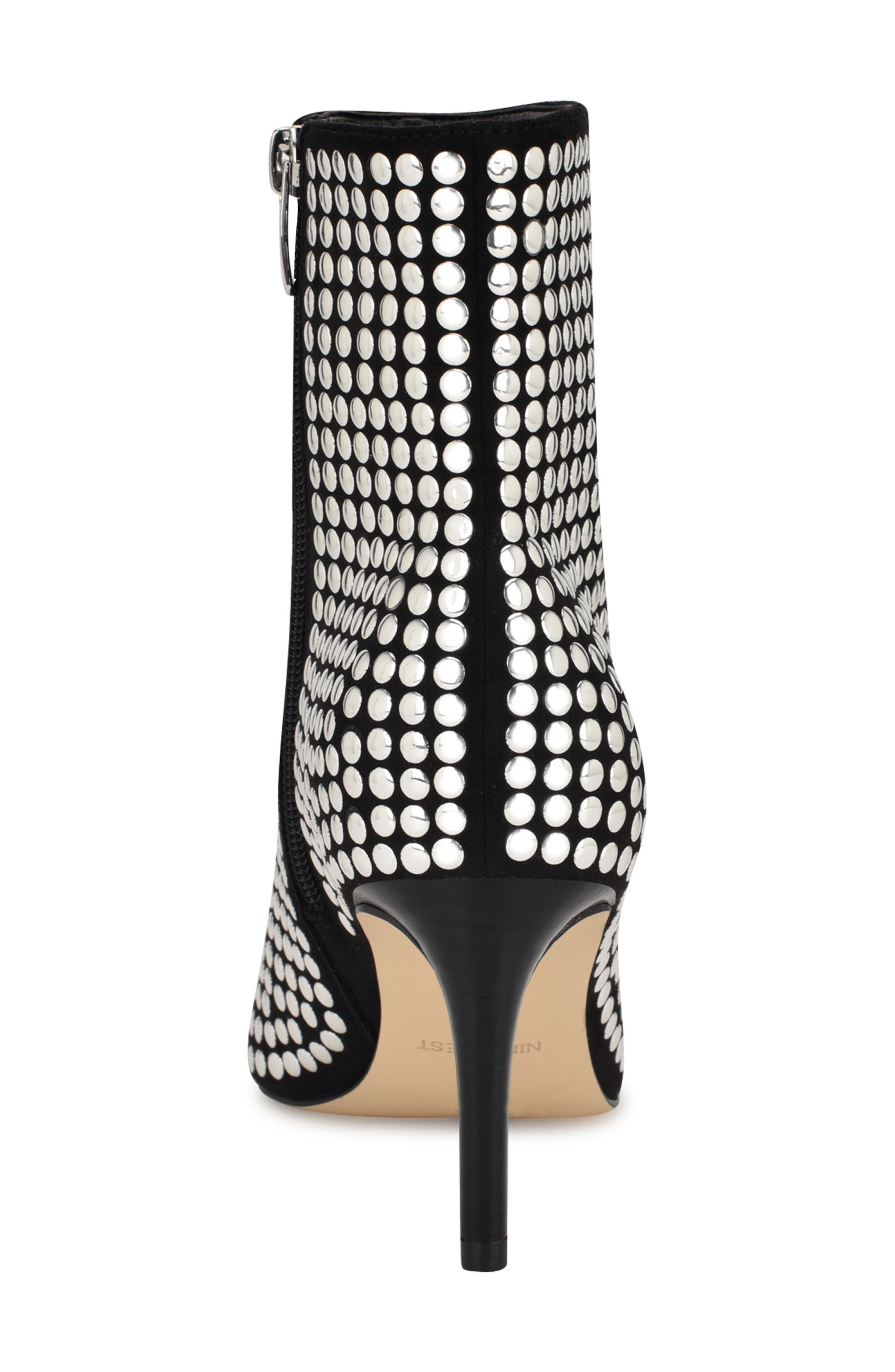 Nine West Kepord Pointed Toe Bootie, Alternate, color, Blk01