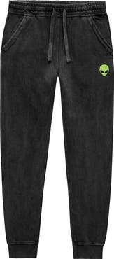 Dalix Mens Alien Midweight Fleece Washed Jogger Pant