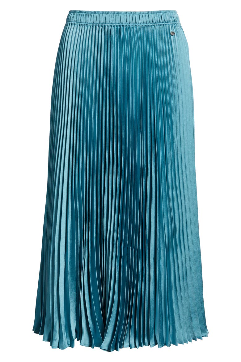 Vlysola Pleated Midi Skirt, Alternate, color, BT BU
