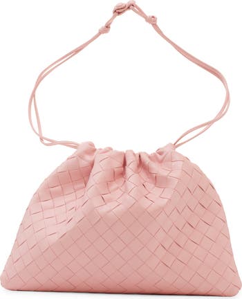 ハンドバッグ Bottega Veneta Dustbag Medium Shoulder Bag In Intrecciato 15 Bottega Veneta Medium Dustbag Intrecciato Leather Shoulder