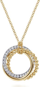 Gabriel & Co. Bujukan Diamond Linked Pendant Necklace