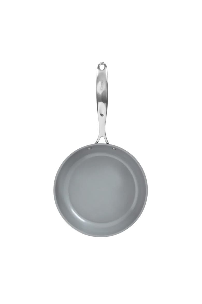 Induction 21 Steel 10-Inch Fry Pan w/ Ceramic Coating, Alternate, color, Silver