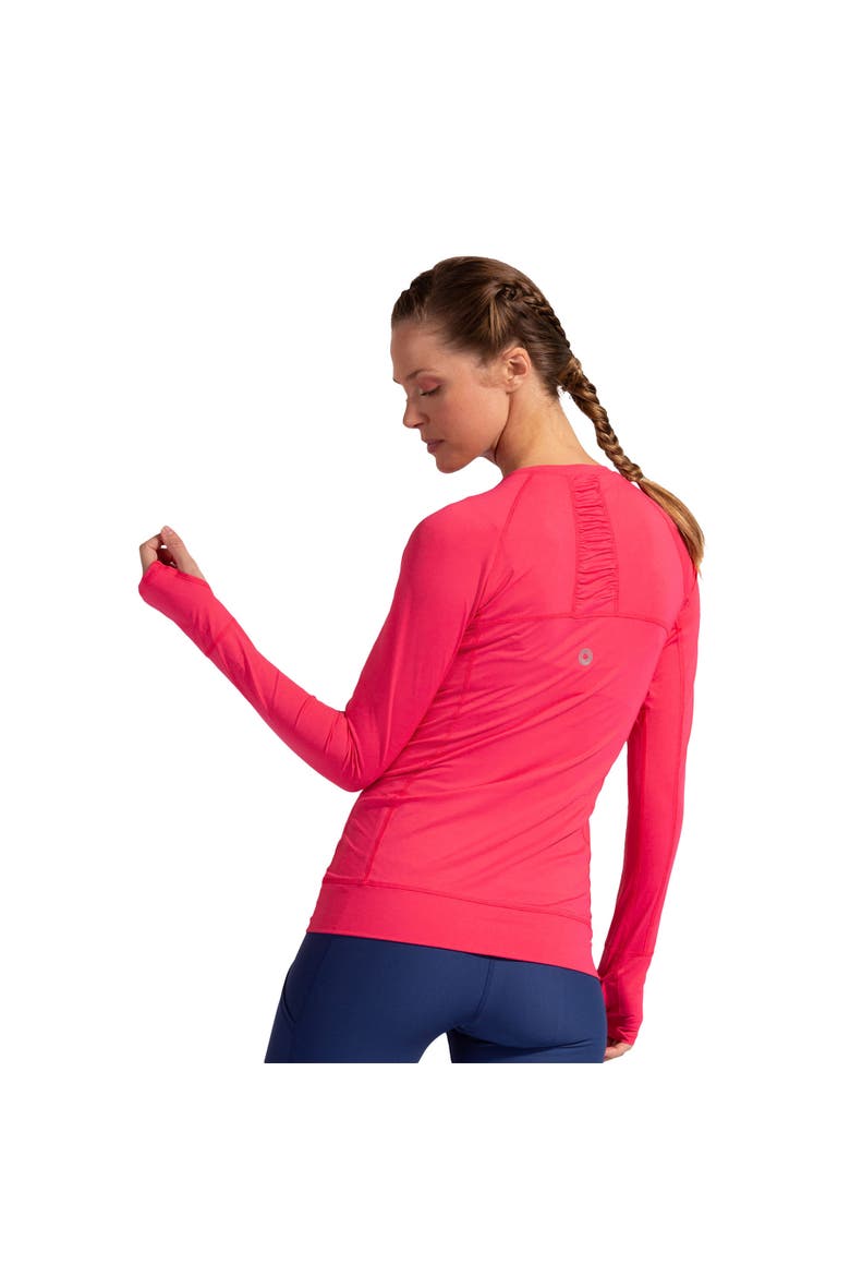 Women's Long Sleeve UV Protection Pullover Sun Shirt, Alternate, color, Watermelon