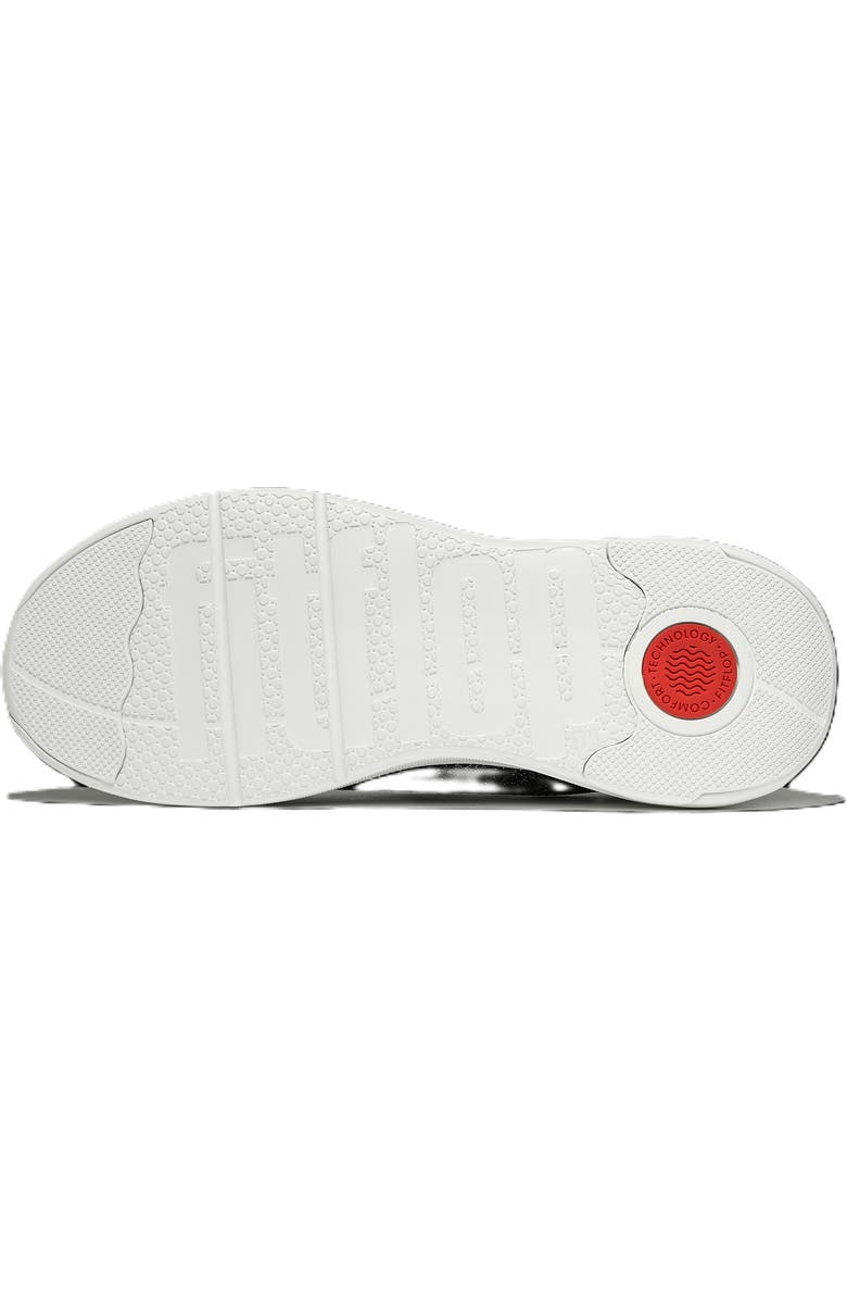 FitFlop Super Q Knit Slip On Sneakers, Alternate, color, Black/Silvereen