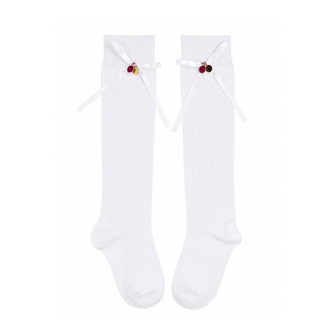 Ruby Royale Bow Socks