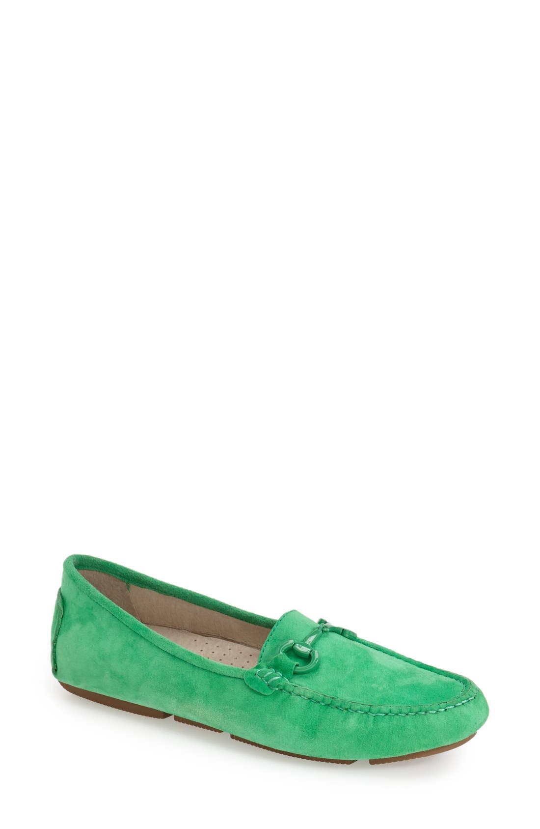 'Cambridge' Bit Loafer, Main, color, EMERALD
