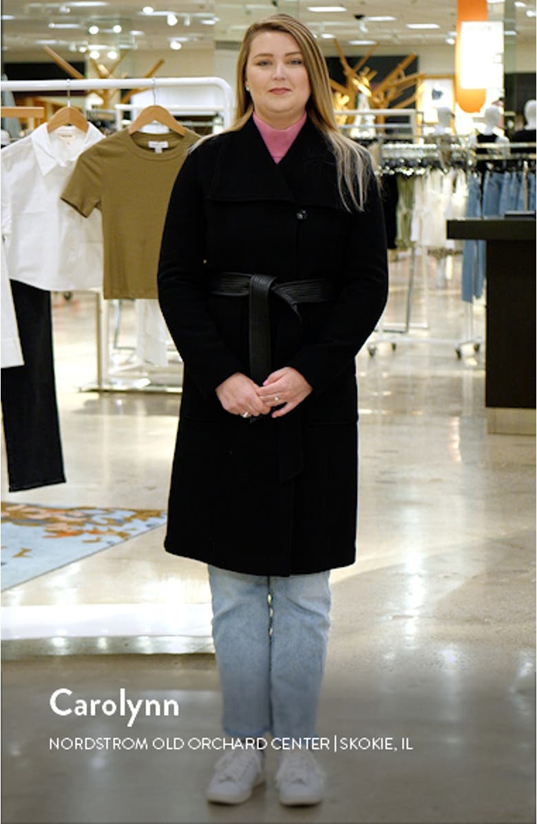 Melton Wool Belted Coat, sales video thumbnail