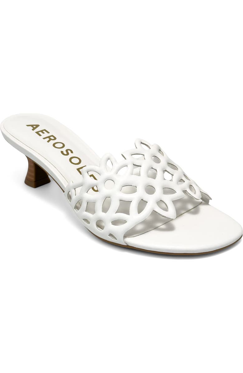 Aerosoles Kirah Sandal, Main, color, Bright White Fx Nappa