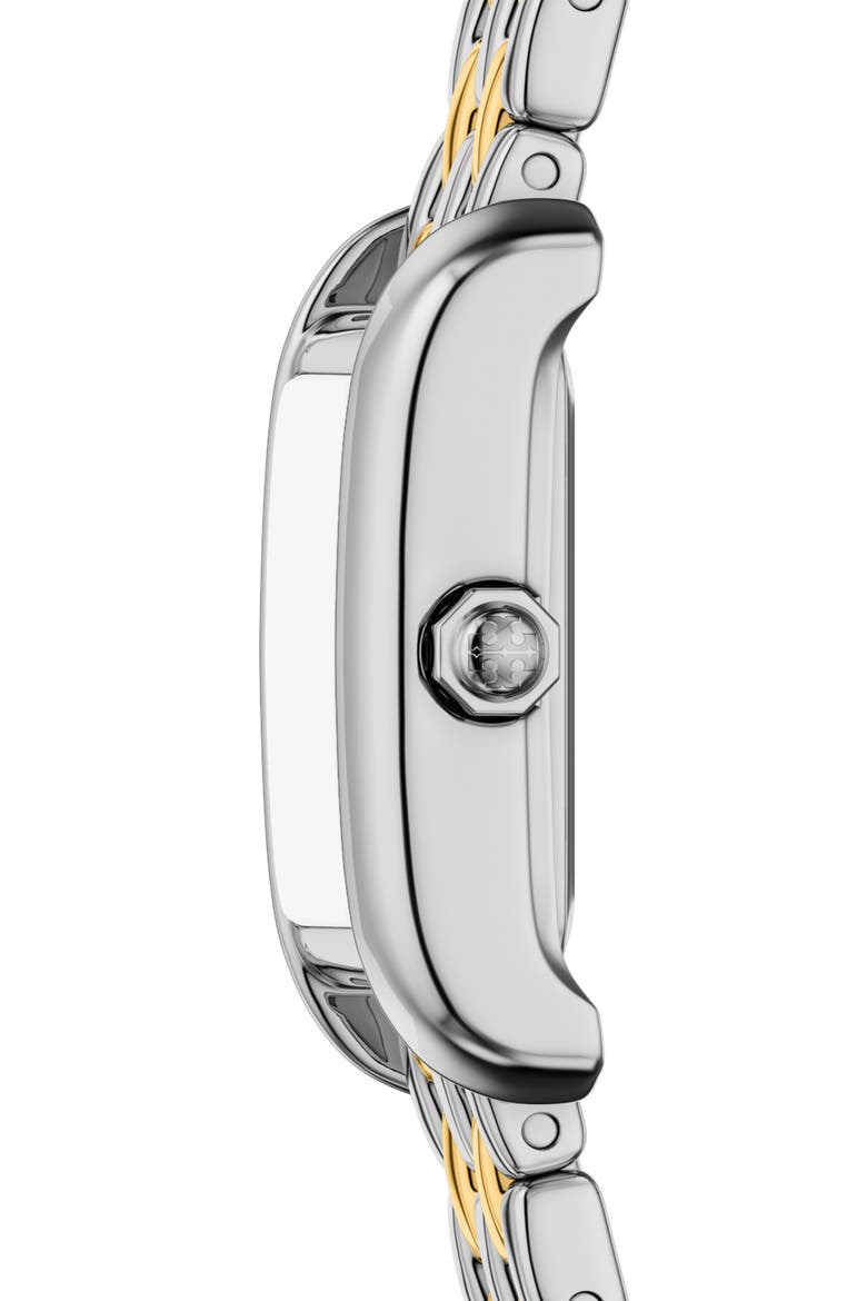 Eleanor Mini Two Tone Bracelet Watch, Alternate, color, TWO TONE