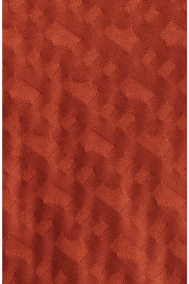 Thompson Logo Jacquard Cotton T-Shirt, Alternate, color, DARK ORANGE