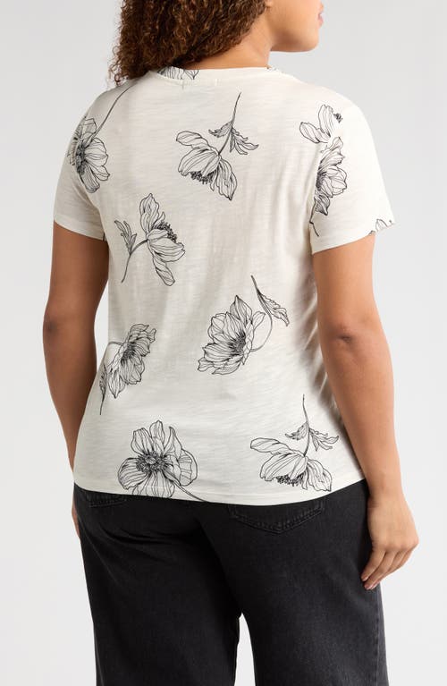 Sanctuary The Perfect T-shirt In Sketched B