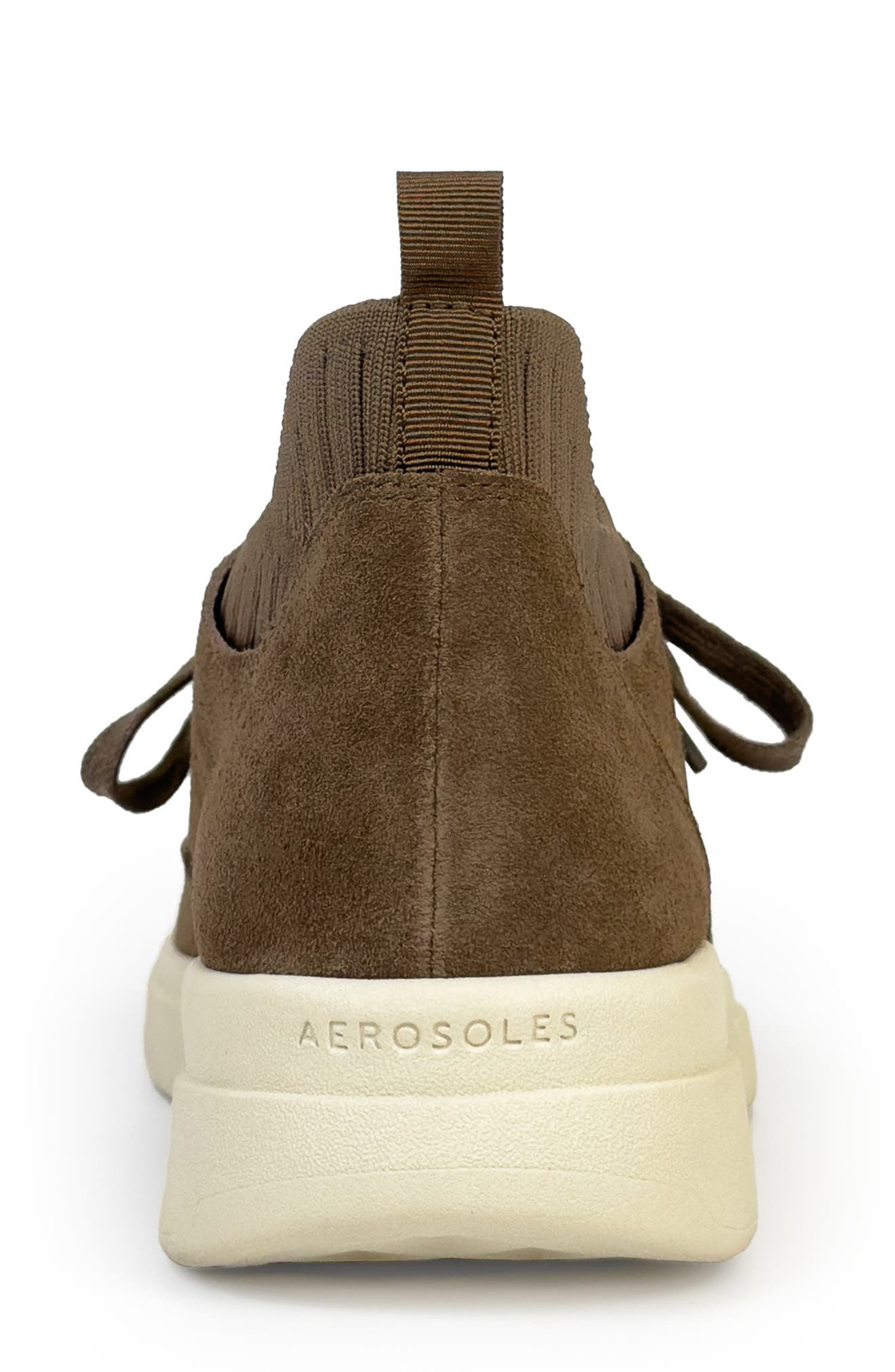 Aerosoles Farra Sneaker, Alternate, color, Fango Sport Suede Knit