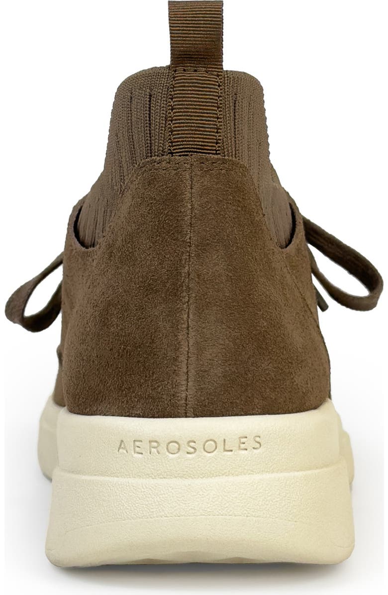 Aerosoles Farra Sneaker, Alternate, color, Fango Sport Suede Knit