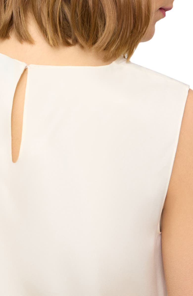 Theory Sleeveless Silk Blouse, Alternate, color, Ivory