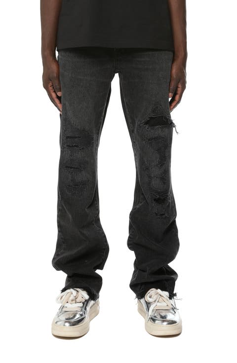 Vintage Heavy Destroy Bootcut Jeans