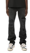 PURPLE BRAND Vintage Heavy Destroy Bootcut Jeans