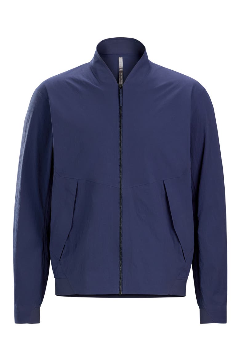 Diode Stretch Nylon Bomber Jacket, Alternate, color, PASSPORT