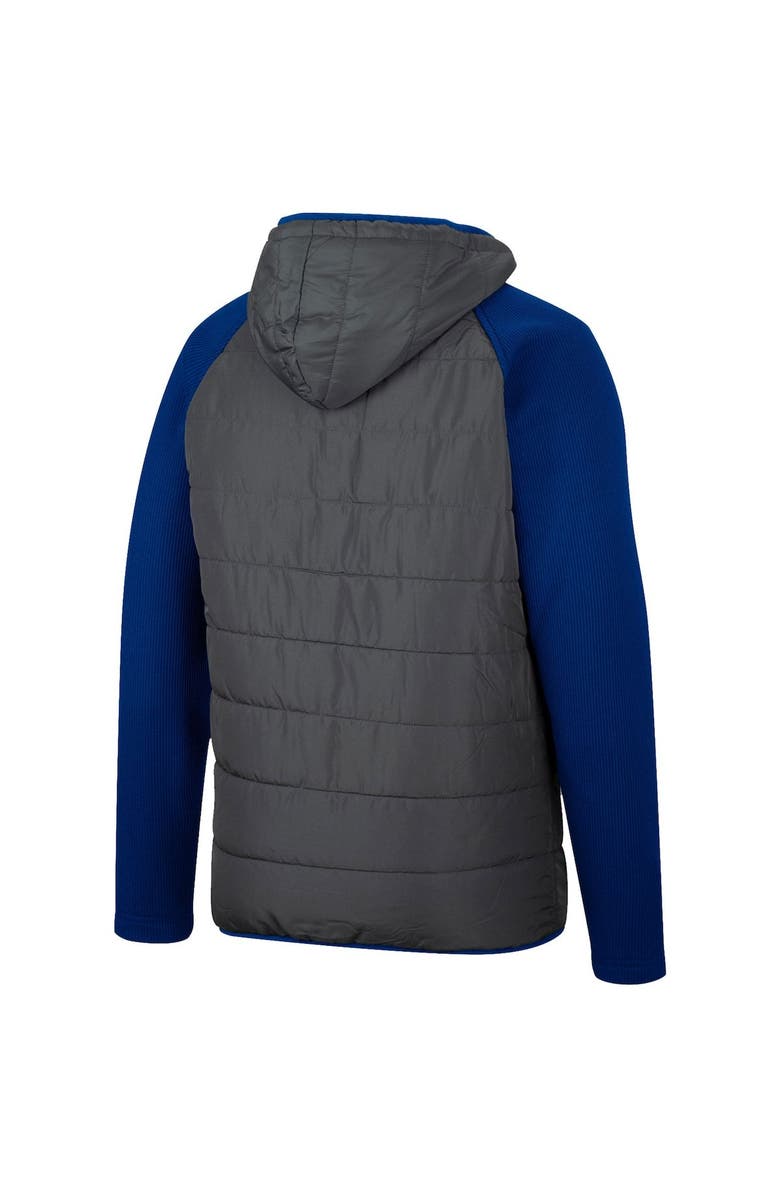 COLOSSEUM Men's Colosseum Charcoal/Navy Navy Midshipmen Good On You Raglan Full-Zip Jacket, Alternate, color, 