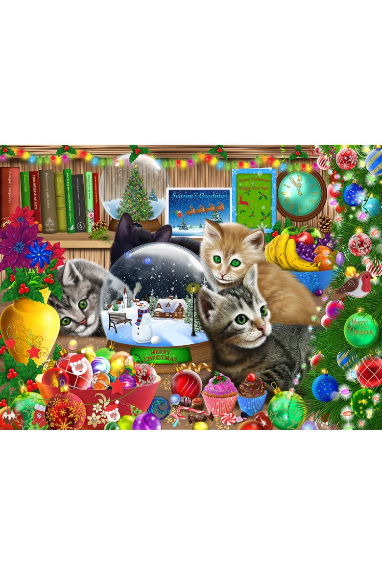 Snow Globe Kitten 1000 piece Jigsaw Puzzle for Adults, Alternate, color, Multicolor