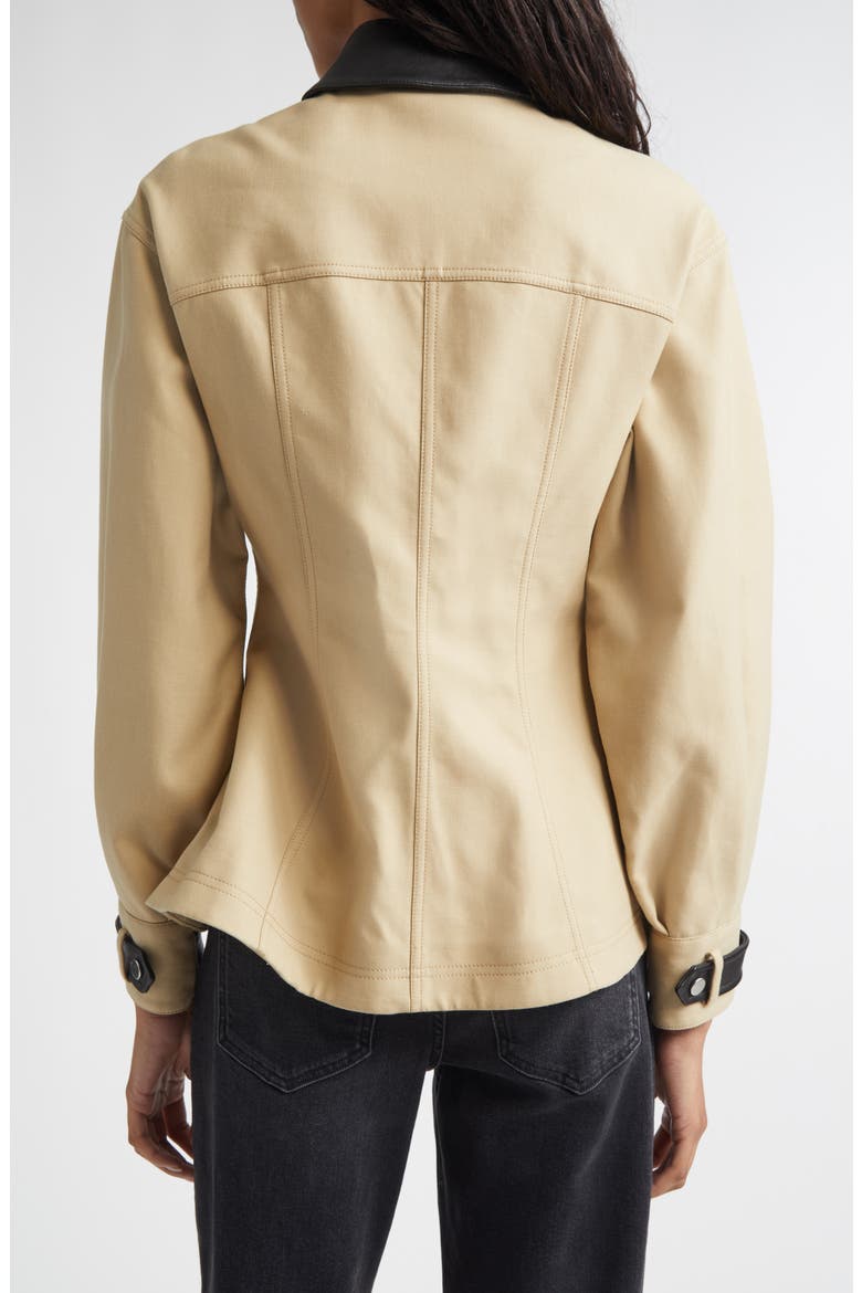 Talla Water Repellent Cotton Jacket, Alternate, color, SAND