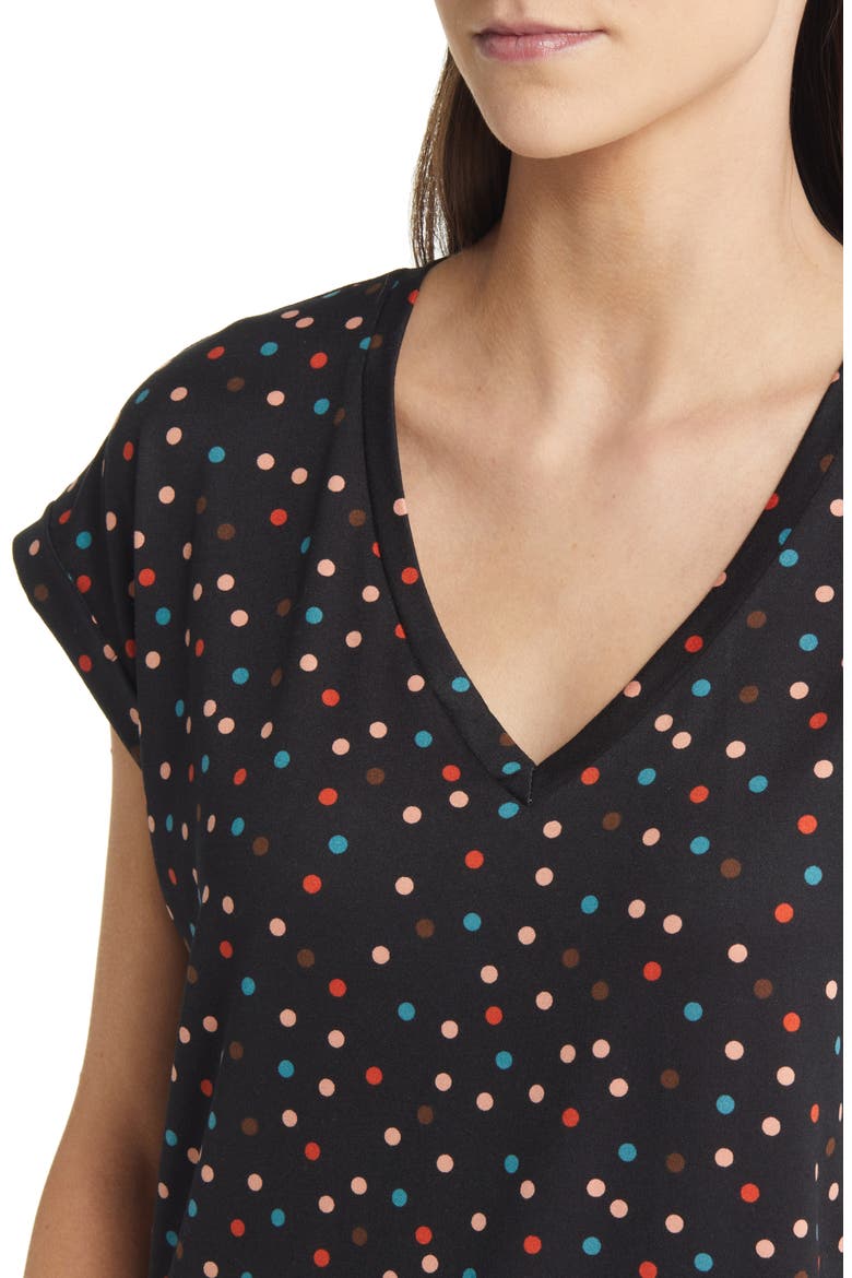 Print Butter Top, Alternate, color, BLACK/ MULTI