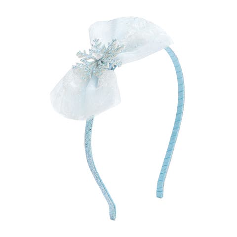 Glitter Snowflake Bow Headband (toddler & Little Kid)