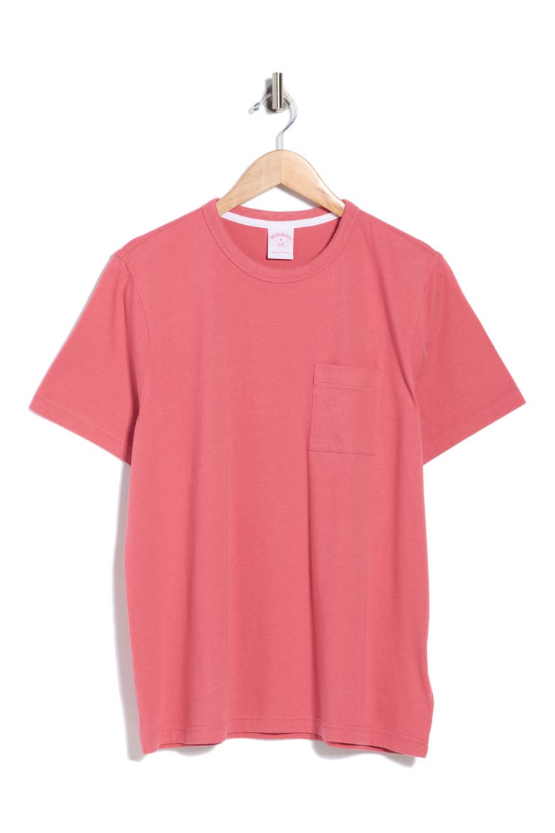 Cotton Knit Pocket T-Shirt, Alternate, color, RED MULTI