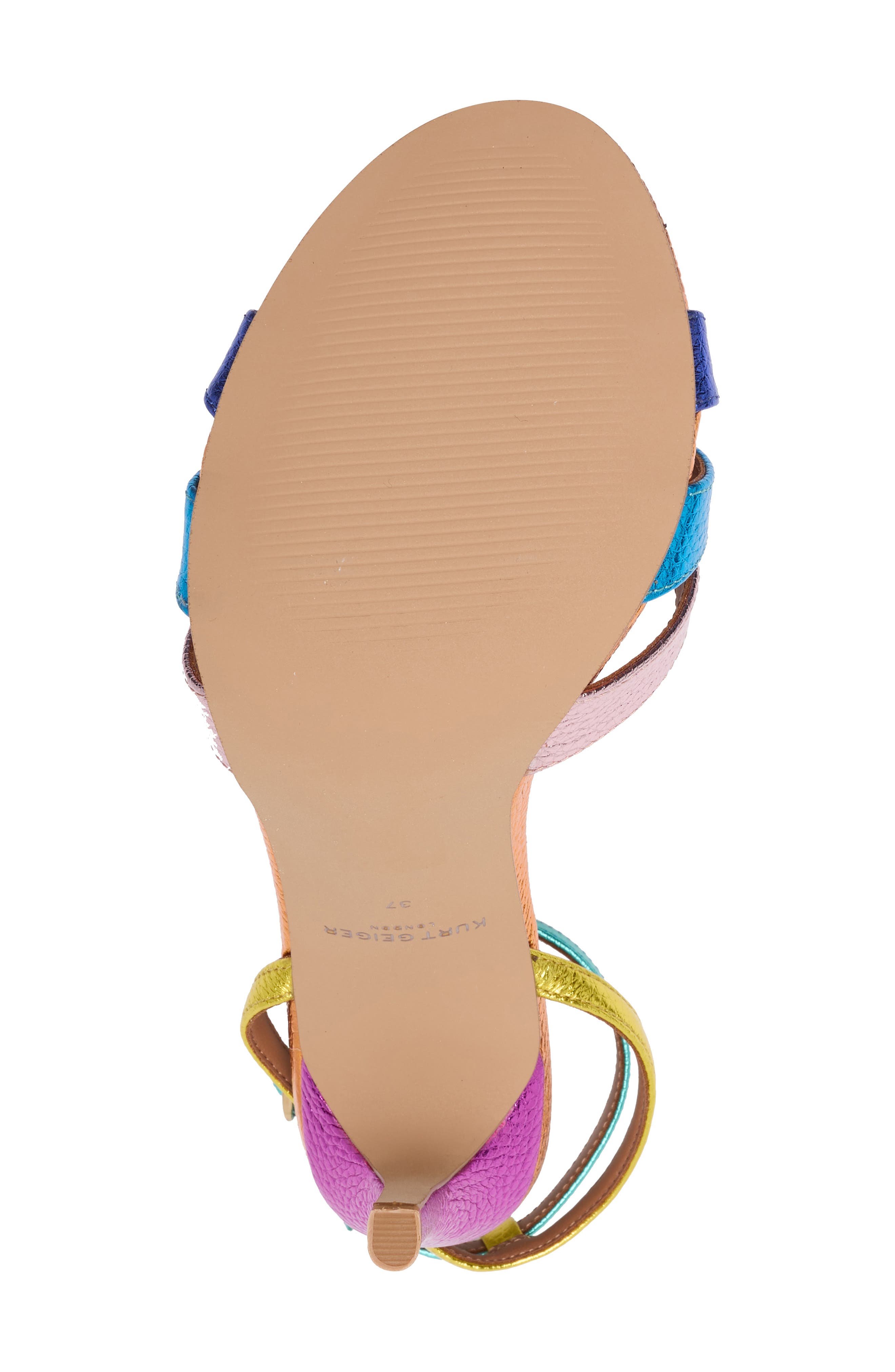 Kurt Geiger London Brixton Ankle Strap Stiletto Sandal, Alternate, color, 