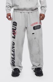 Rolling Loud RL Touring Crew Distressed Sweatpants