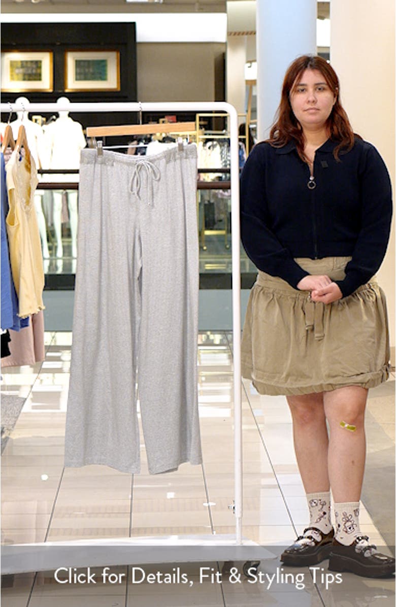 Out and About Stripe Knit Wide Leg Pants, sales video thumbnail